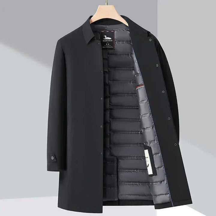Men's Insulated Trench Coat
