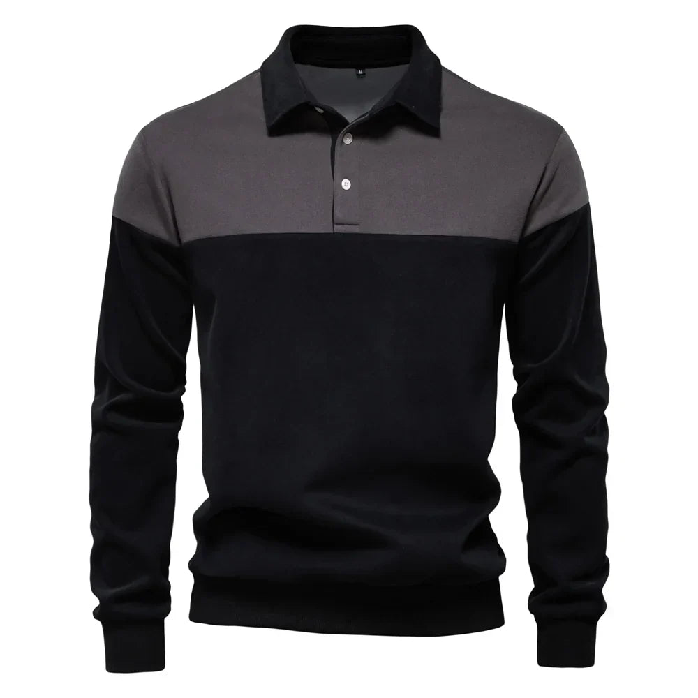COLLARED POLO SWEATER FOR MEN