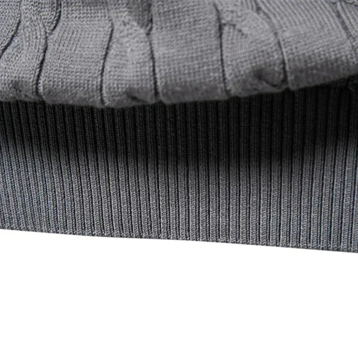 TEXTURED CABLE SWEATER FOR MEN