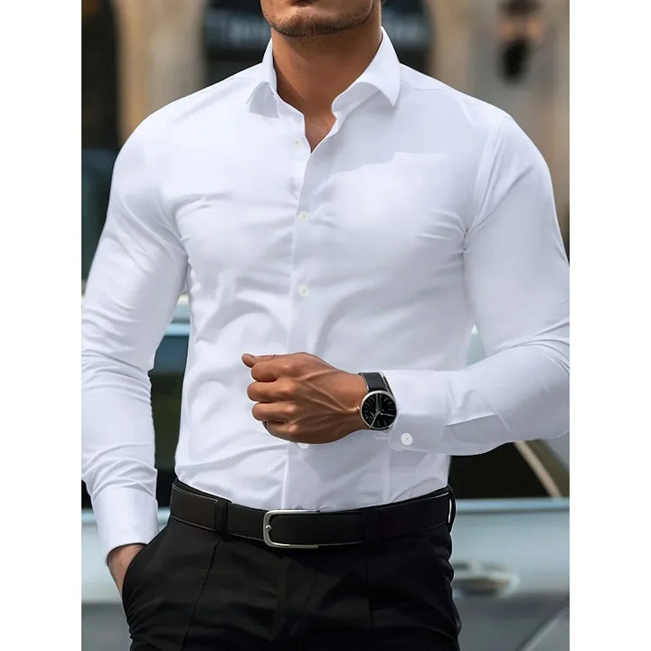 Men's Elastic Business Shirt