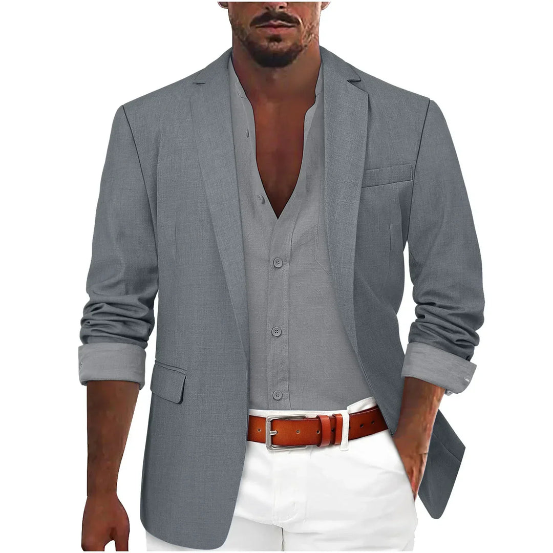 Men's Lightweight Linen Blazer