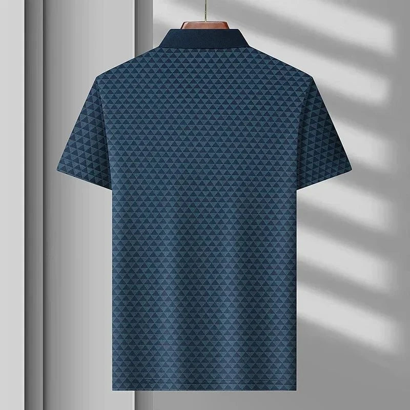 Glacier Grid Polo Shirt