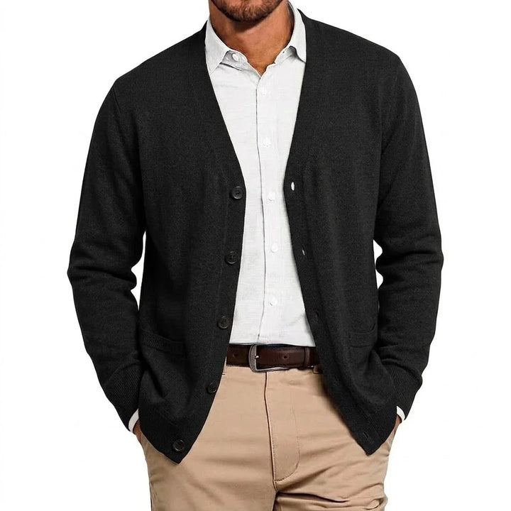 KNIT STAND COLLAR BLAZER FOR MEN
