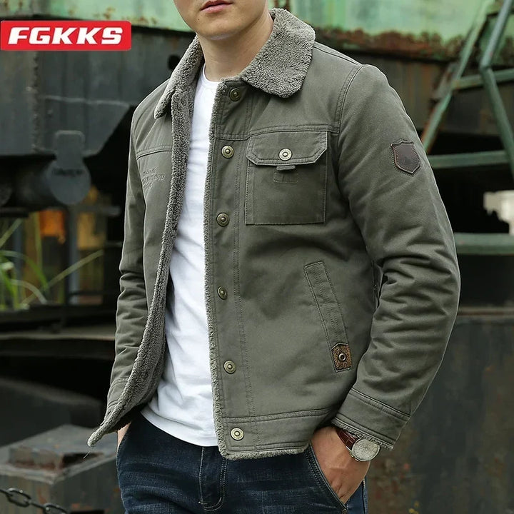 Men's Warm Lined Jacket