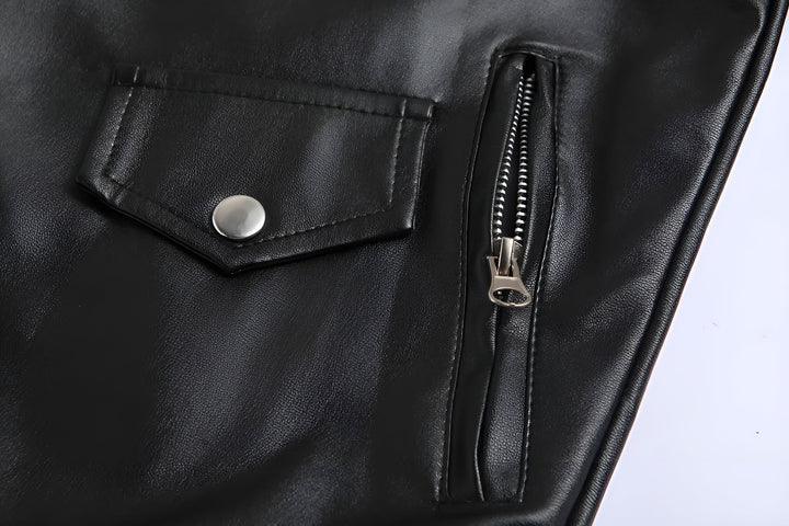 Classic Men'S Leather Jacket
