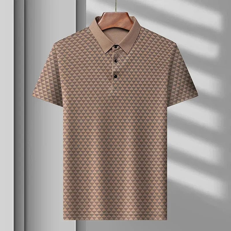 Glacier Grid Polo Shirt