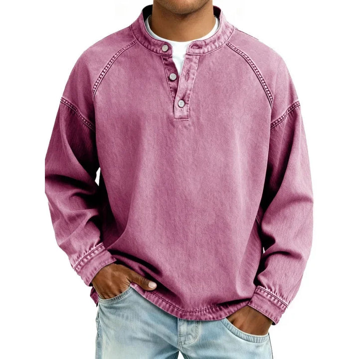 RETRO BUTTON SHIRT FOR MEN