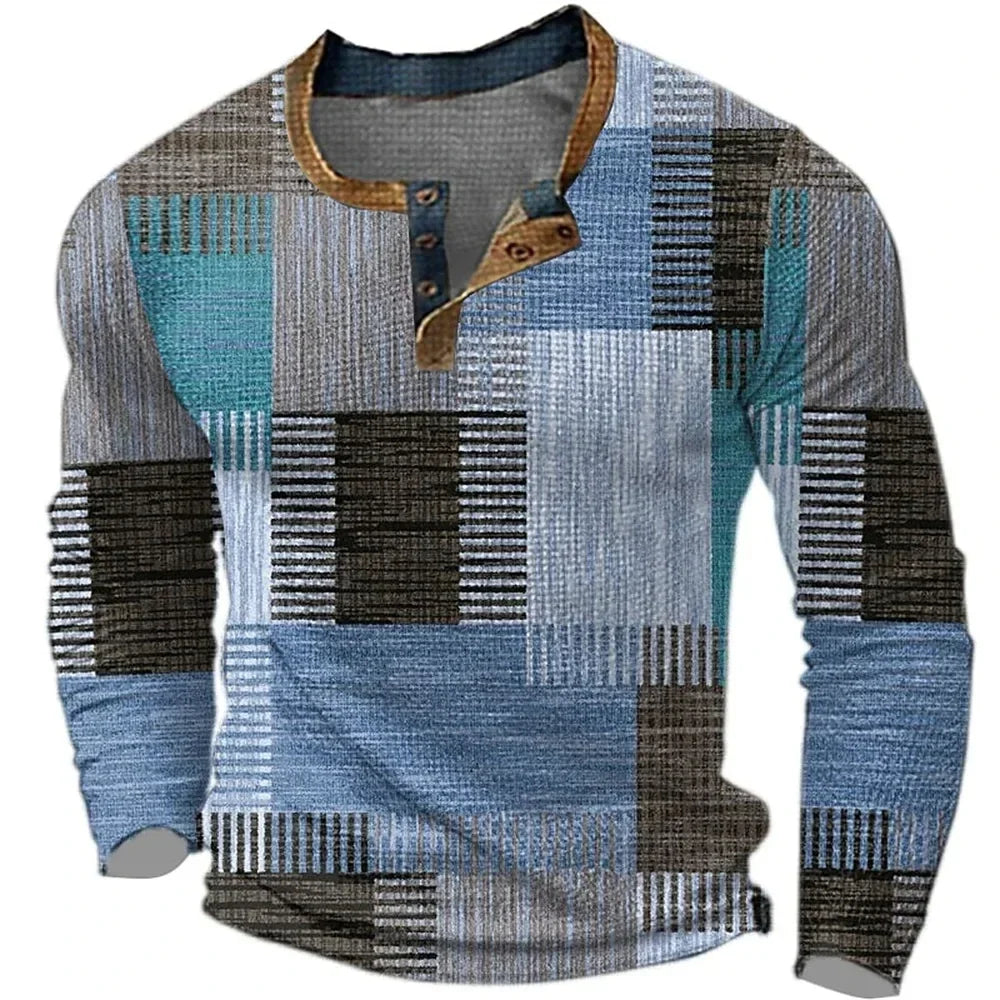 Men's Colourful Long Sleeve Shirt