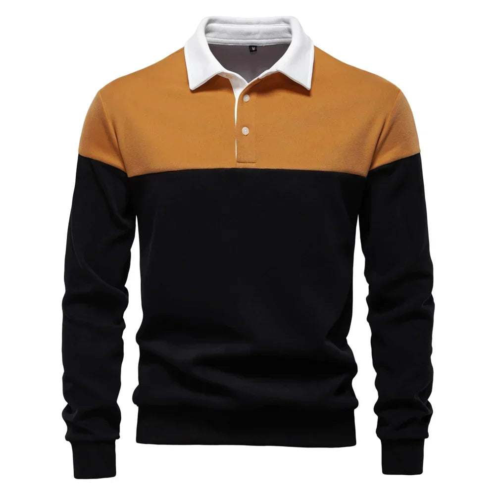COLLARED POLO SWEATER FOR MEN