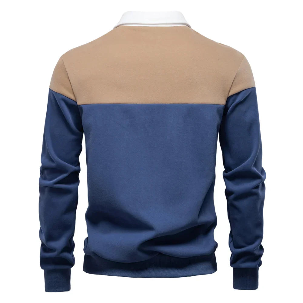 COLLARED POLO SWEATER FOR MEN