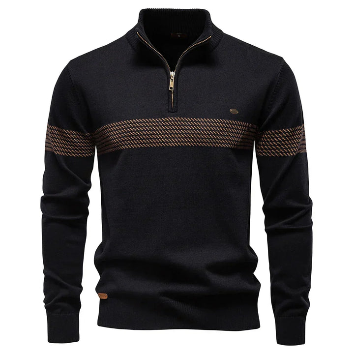 Men's Classic Half-Zip Knit Sweater