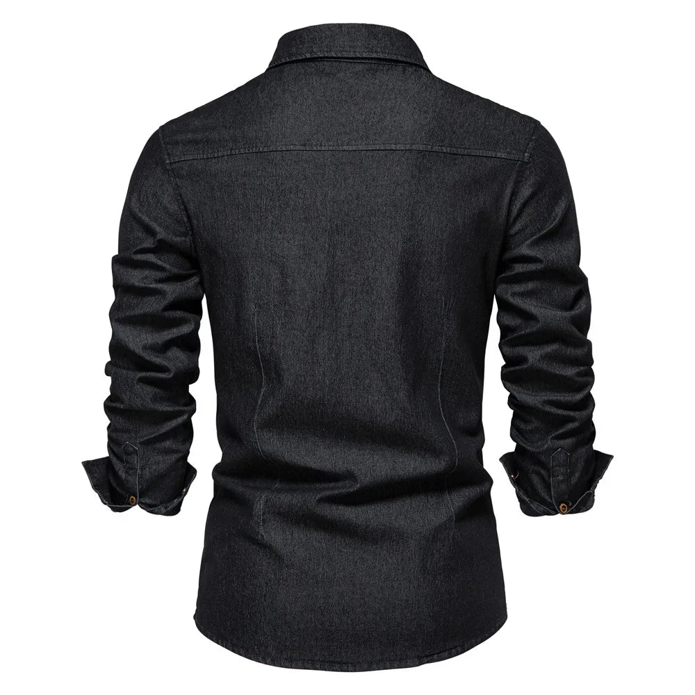 CLASSIC DENIM SHIRT FOR MEN