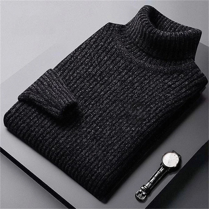 ROLLED COLLAR SWEATER FOR MEN