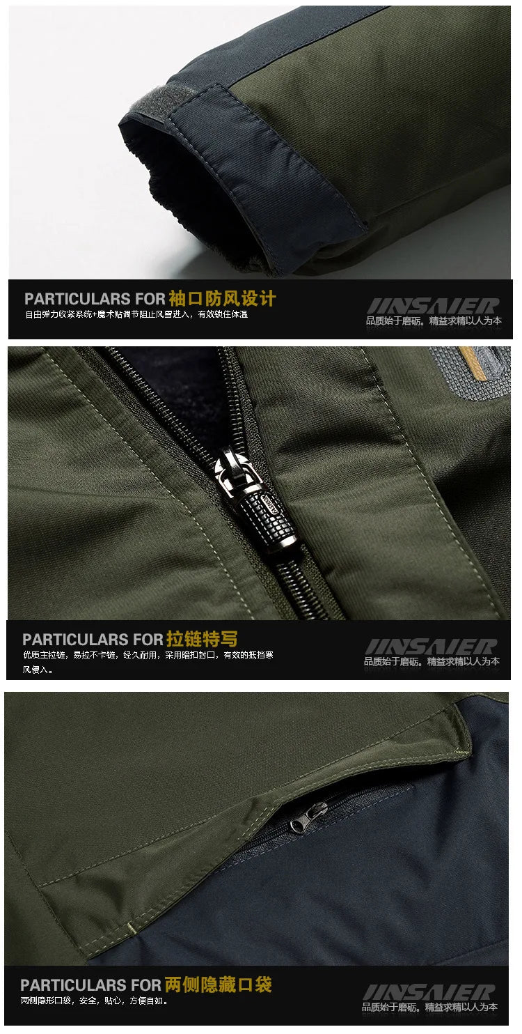 WARM WATERPROOF OUTDOOR WINTER JACKET FOR MEN