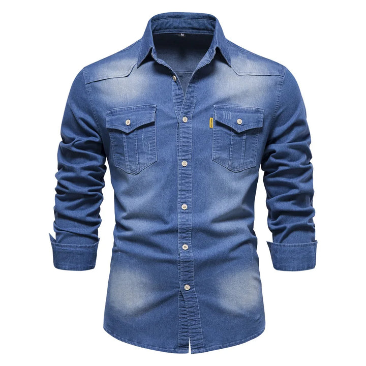 CLASSIC DENIM SHIRT FOR MEN
