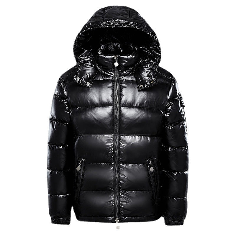 QUILTED HOODED JACKET FOR MEN