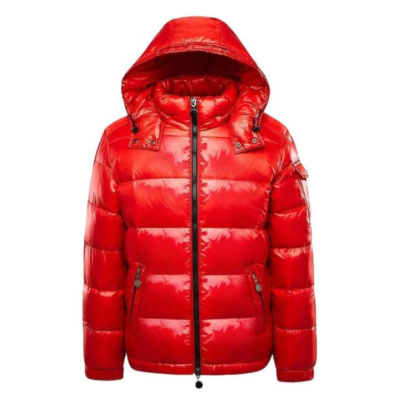 QUILTED HOODED JACKET FOR MEN