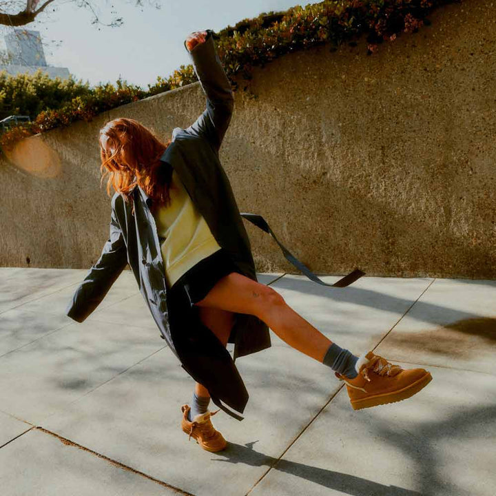 Women’s Fleece-Lined Suede Platform Winter Sneakers
