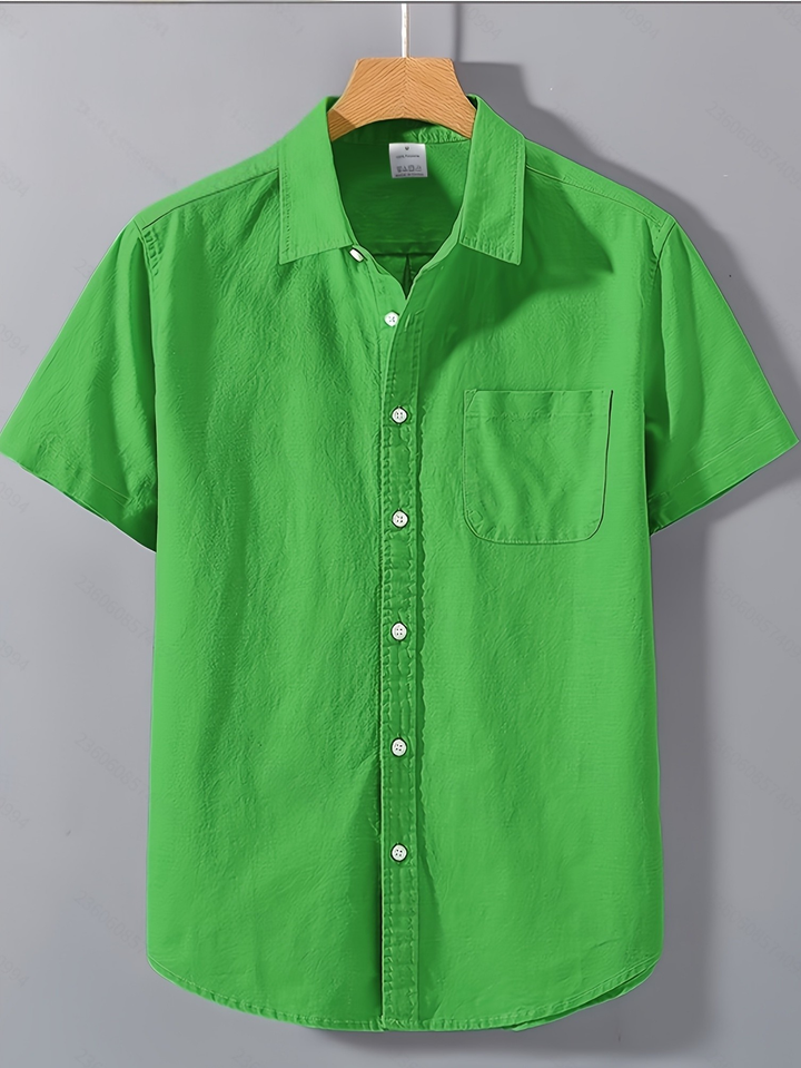 LOOSE FIT LINEN SHIRT FOR MEN