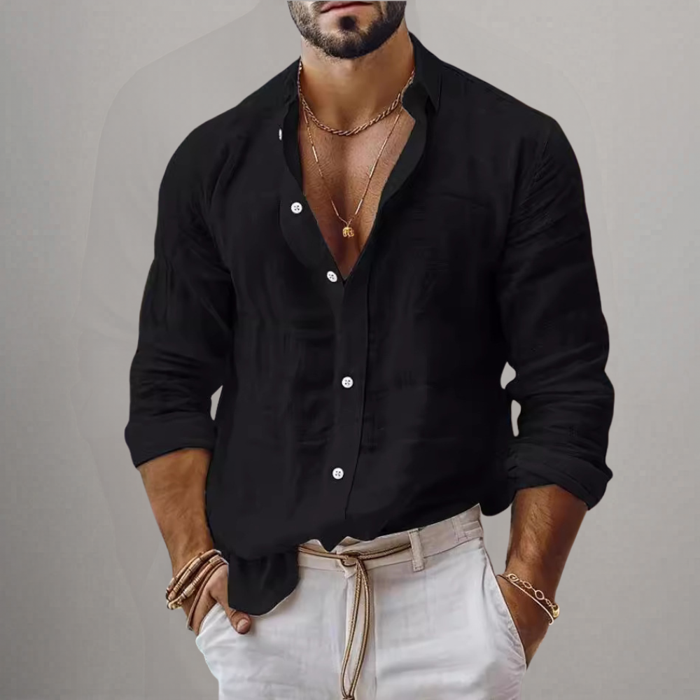 Men's Linen Blend Shirt