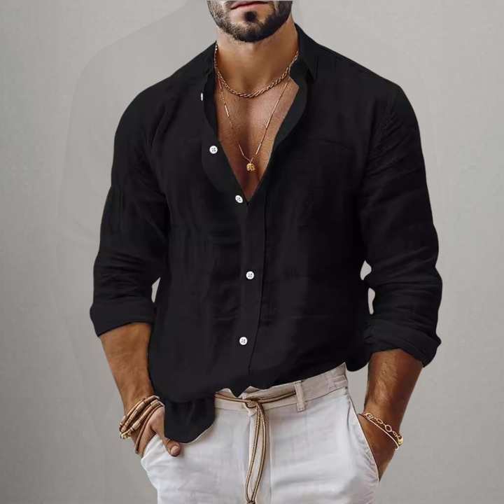 Men's Linen Blend Shirt