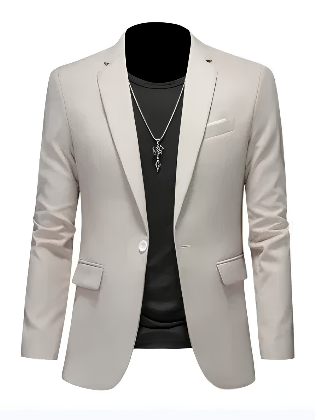 Men's Skinny Lapel Blazer