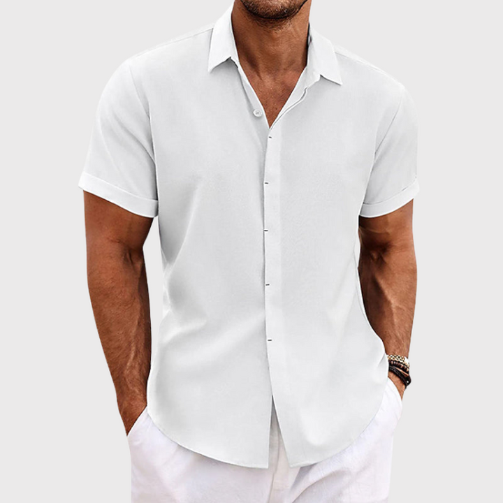 Men's Structured Short Sleeve Shirt