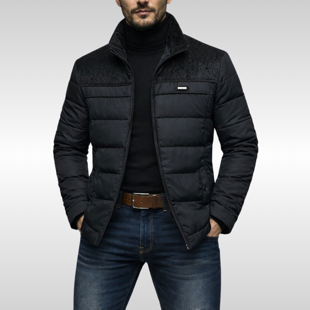 Men's Quilted Fleece Jacket