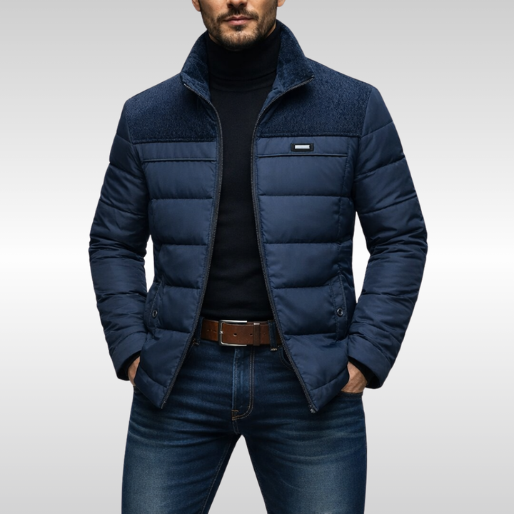 Men's Quilted Fleece Jacket