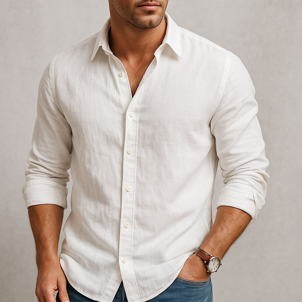 Men's Linen Blend Shirt