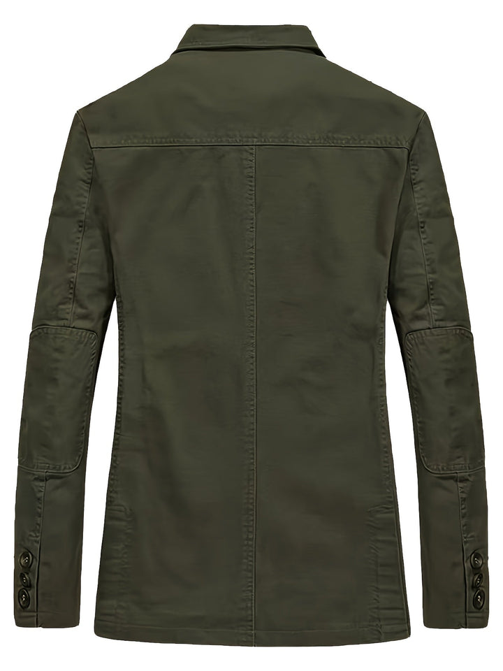 Men's Cotton Lapel Blazer