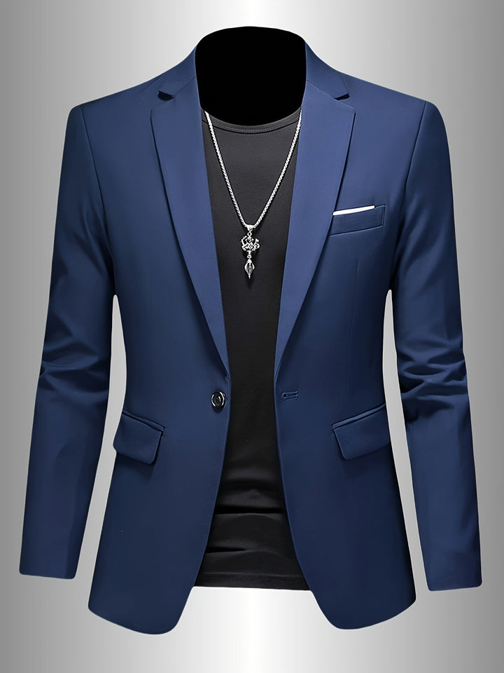 Men's Skinny Lapel Blazer