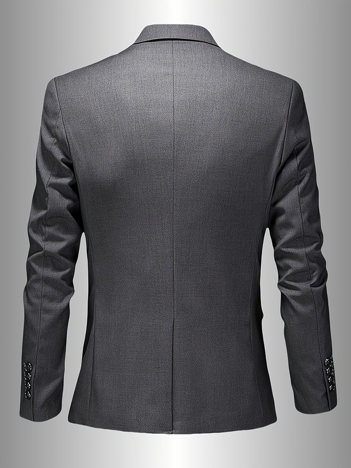 Men's Skinny Lapel Blazer