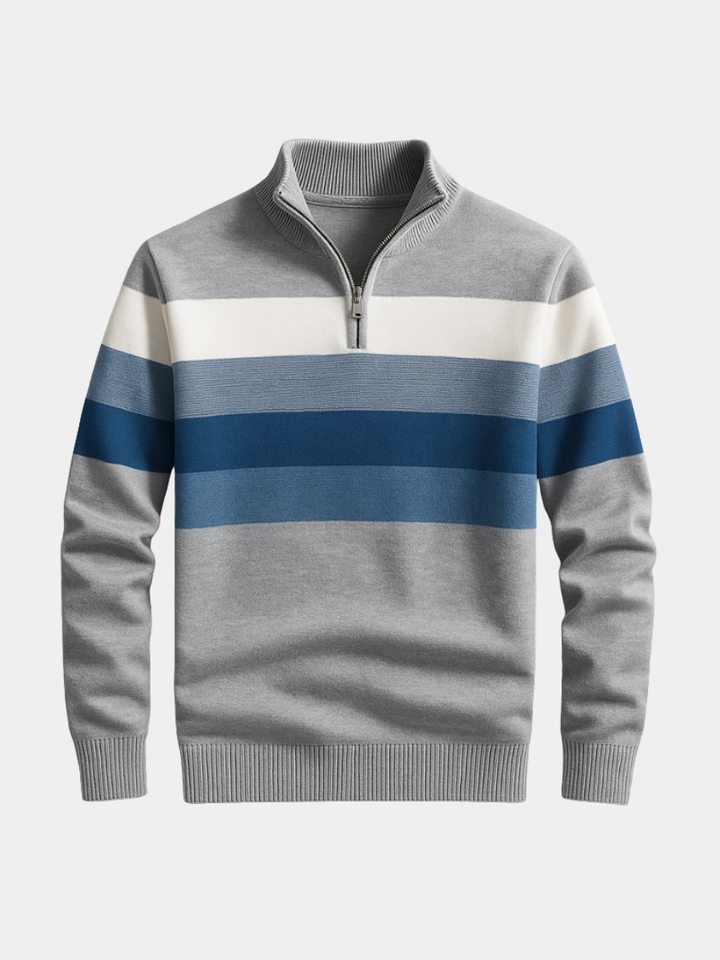 PULLOVER WITH ZIP FOR MEN