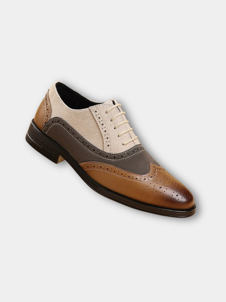 BROGUE LACE-UP SHOES FOR MEN