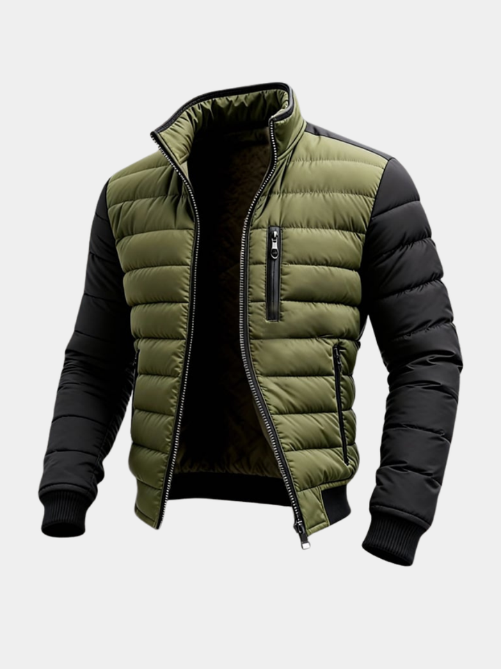 Men's Quilted Zip Jacket