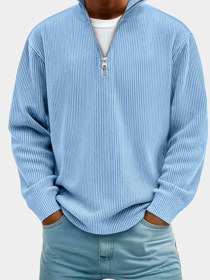 Men's Classic Knit PUllover Half-Zip