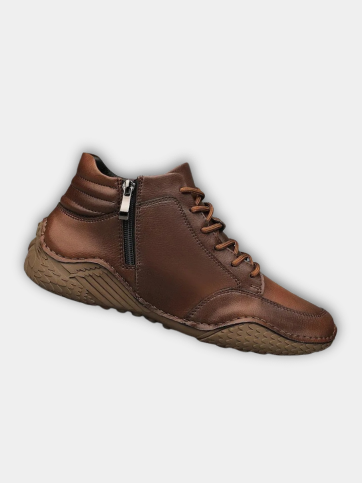 RUGGED LEATHER BOOTS FOR MEN