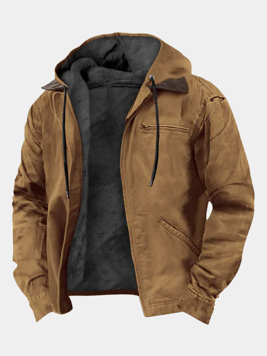 MEN'S AUTUMN HOODED JACKET