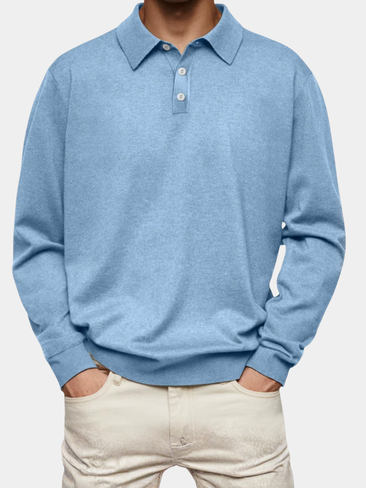 Men's Long Sleeve Polo Shirt