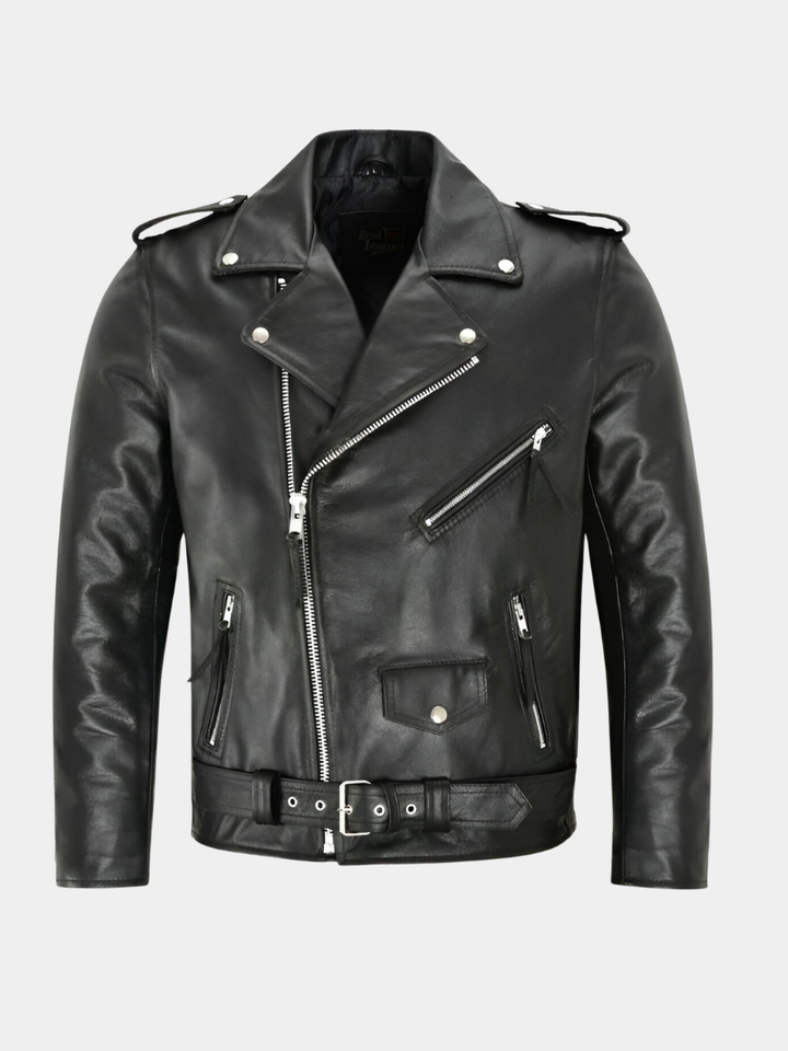 Classic Men'S Leather Jacket