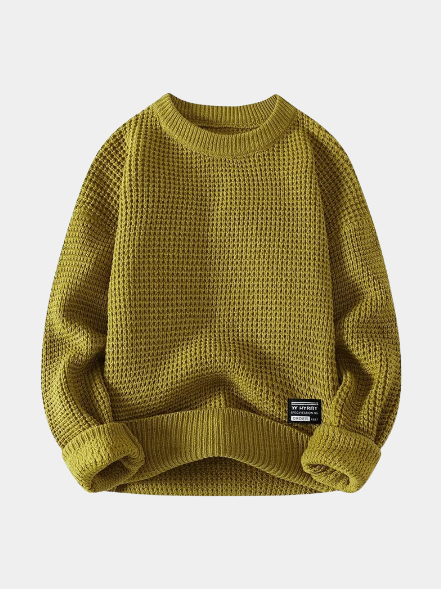 Men's Textured Knit PUllover