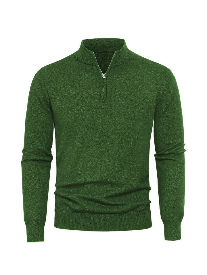 Men's Half Zip Knit Sweater