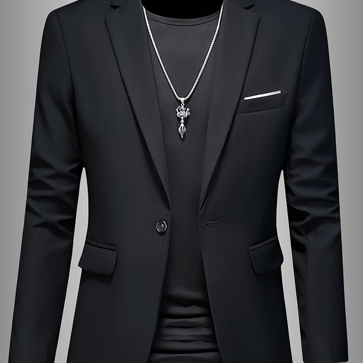 Men's Skinny Lapel Blazer