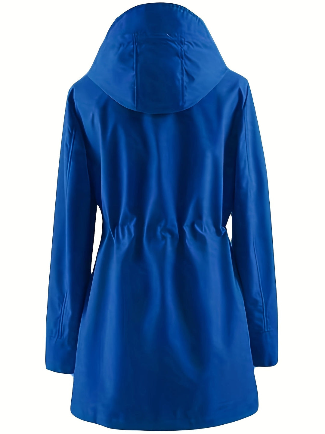 Joyce | Hooded Drawstring Rain Jacket