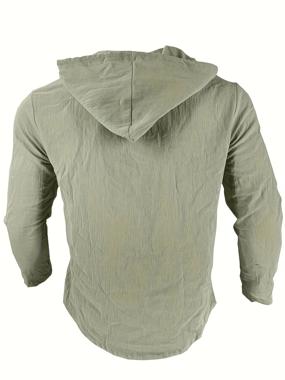Men's Hooded Linen Shirt