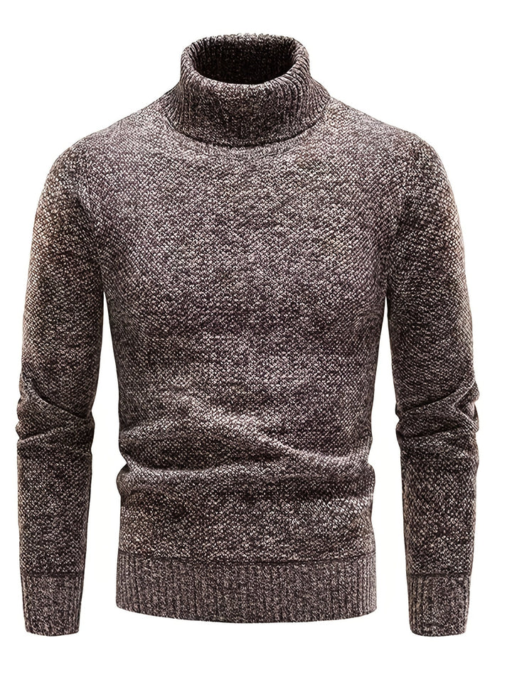 Men's Rib Knit Lapel Sweater