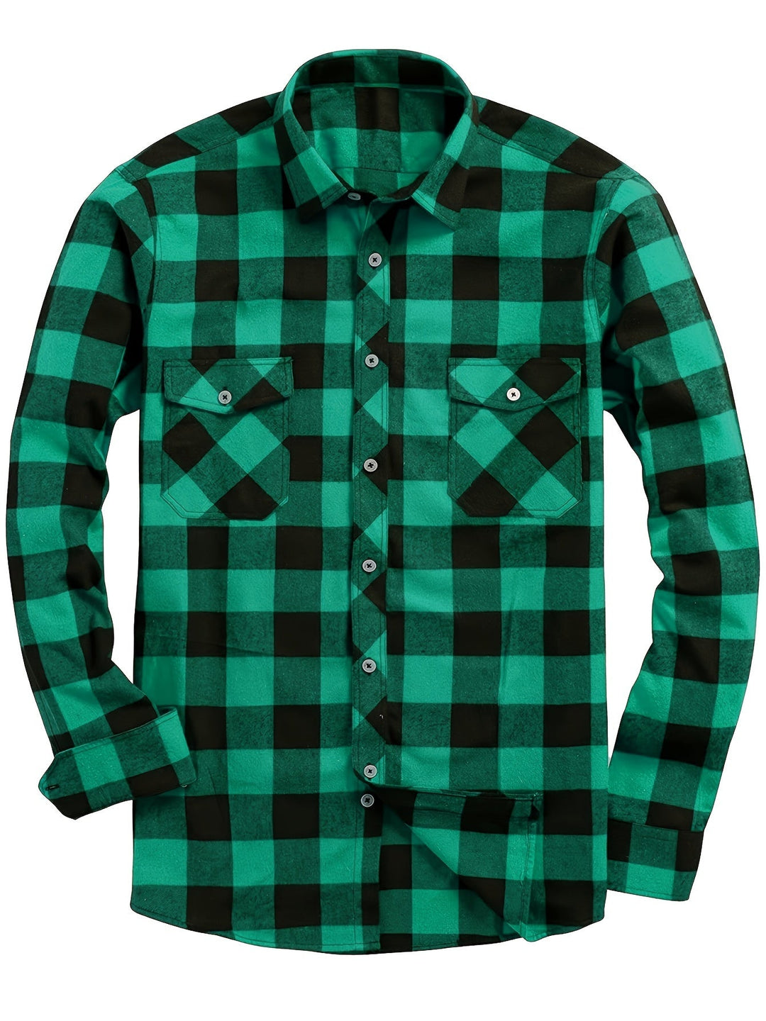 PLAID FLANNEL SHIRT FOR MEN