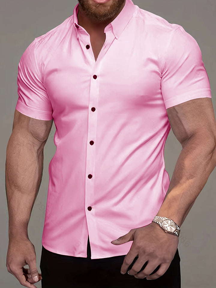 Men's Solid Color Shirt