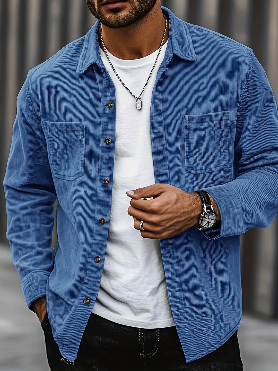 Men's Corduroy Overshirt
